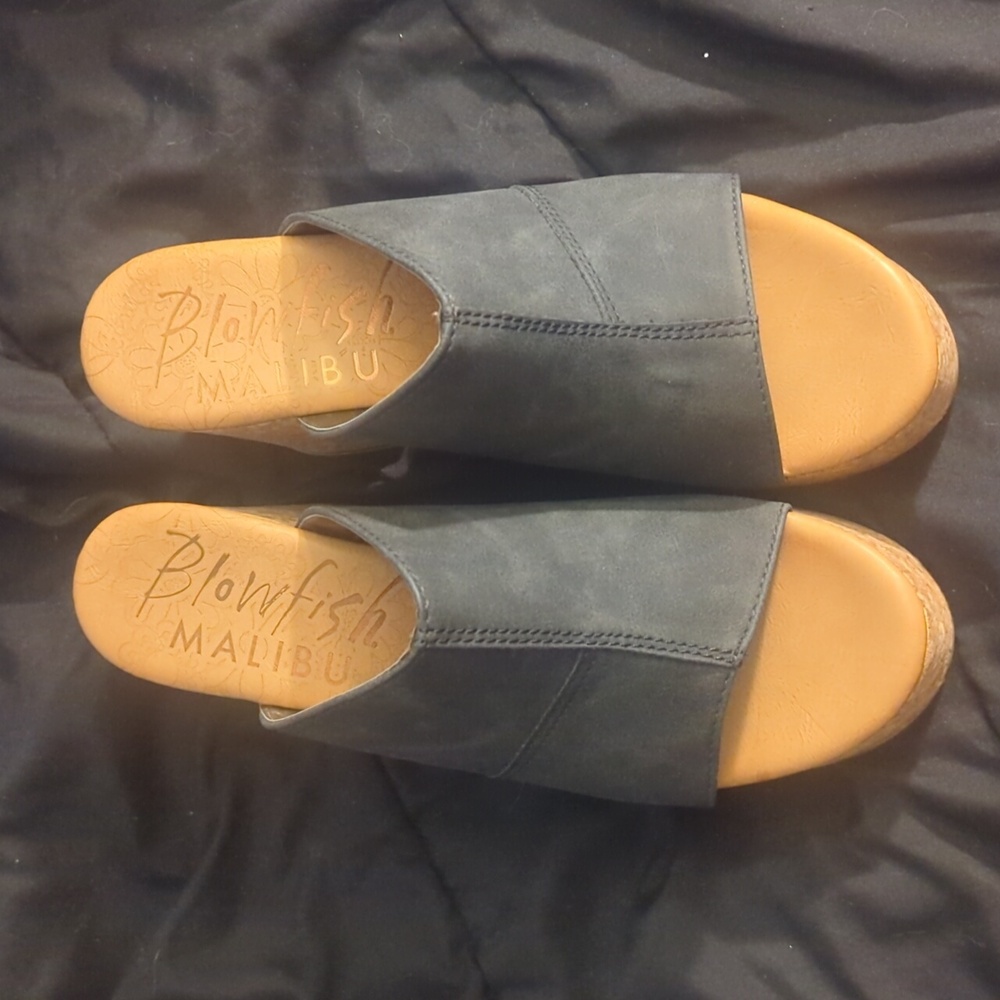 Blowfish Slip on Cork heels